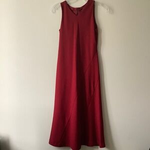 Perry Ellis red midi dress